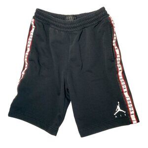 Air Jordan Shorts Men Small Black Heavy Knit Elastic Basketball Jumpman Athletic